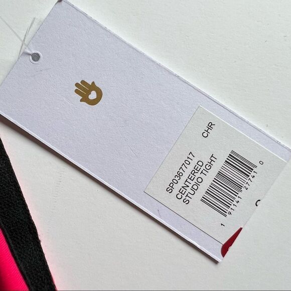 Spiritual Gangster Pink Centered Studio Tight Activewear Bottoms in Pink M - Picture 6 of 6